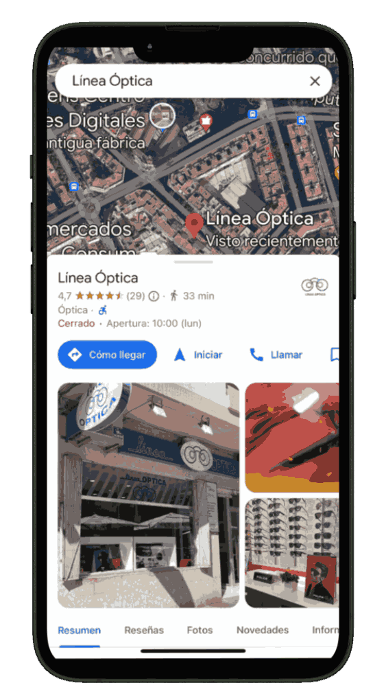 mock-up- ficha-de-google-linea-optica